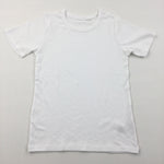 White T-Shirt - Boys 9-10 Years