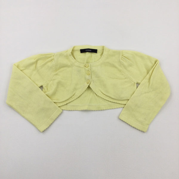 Yellow Knitted Cardigan - Girls 2-3 Years