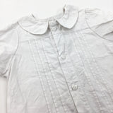 White Cotton Blouse - Girls 2-3 Years