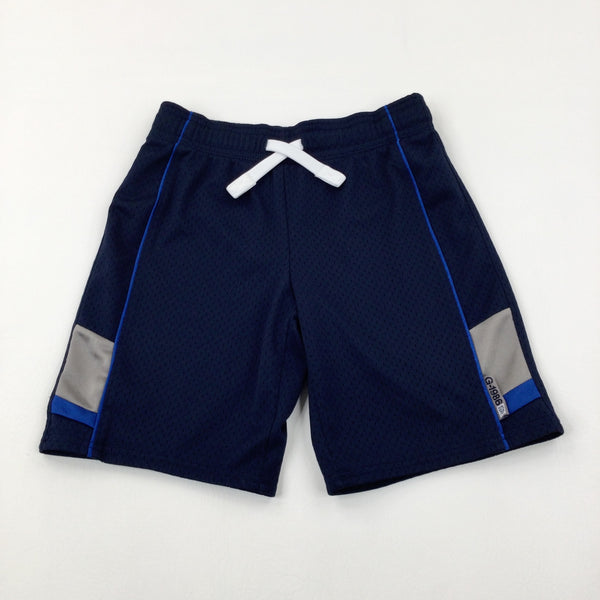 Navy School Sports Shorts - Boys 6-7 Years