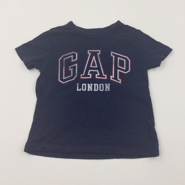 'GAP London' Navy T-Shirt - Boys 18-24 Months