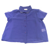 Blue Vest Top & Chiffon Blouse Set - Girls 7-8 Years
