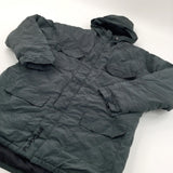 'Flipback' Charcoal Grey Padded Coat with Hood - 11-12 Years