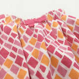 Diamonds Pink, Orange & White Jersey Skort- Girls 2 Years