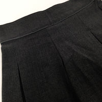 Grey Pleated School Short Culottes - Girls 2-3 Years