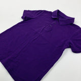 Purple School Polo Shirt - Boys/Girls 6-7 Years