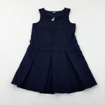 Navy School Pinafore Dress - Girls 5-6 Years