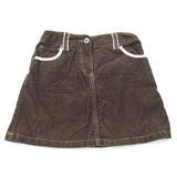 Brown Cord Skirt - Girls 11-12 Years