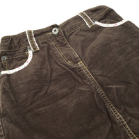 Brown Cord Skirt - Girls 11-12 Years