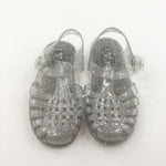 Sparkly See-Through Jelly Shoes - Girls - Shoe Size 9