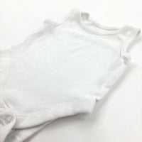 White Sleeveless Bodysuit - Boys/Girls Newborn