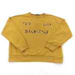 Mustard Sweatshirt - Girls 12 Years