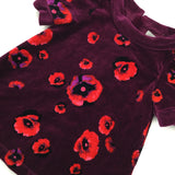 Flowers Purple & Red Dress - Girls 18 Months