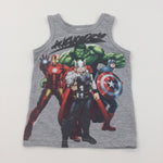 - ''Avengers' Ironman, Captain America, Hulk & Thor Grey Vest Top