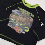 Jurassic World Black Long Sleeve Pyjama Top - Boys 5-6 Years