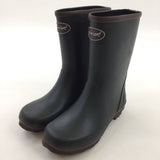 **NEW** Dark Green & Brown Wellies - Boys/Girls Shoe Size 2.5 (Adult)