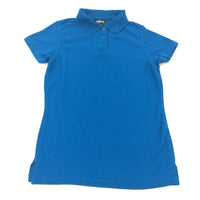 Blue Short Sleeve Polo Shirt - Boys 9-10 Years