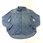 Blue Lightweight Denim Shirt - Girls 6-7 Years