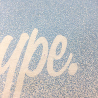 'Hype' Blue to White Fade T-Shirt - Girls/Boys 9-10 Years