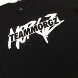 'Teammorgz' Black T-Shirt - Boys 6-7 Years