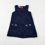 Navy Dress - Girls 12-18 Months