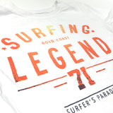 'Surfing Legend' White T-Shirt - Boys 18-24m