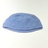 Blue Handknitted Hat - Boys 0-3 Months