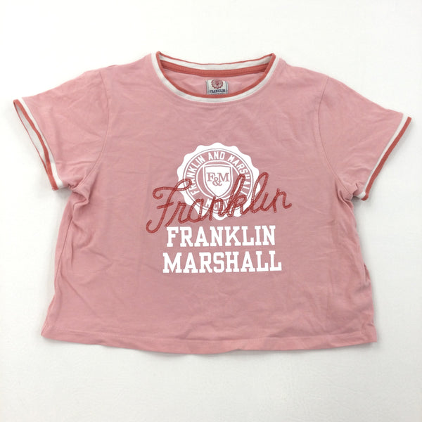 Pink Cropped T-Shirt - Girls 10-11 Years