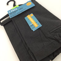 **NEW** 2 Pack Dark Grey Trousers - Boys 3-4 Years