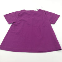 **NEW** Purple Cotton Blouse - Girls 9-10 Years