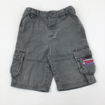 Grey Cargo Shorts - Boys 18-24 Months
