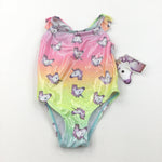 **NEW** Glittery Unicorns Colourful Swimming Costume - Girls 18-24 Months