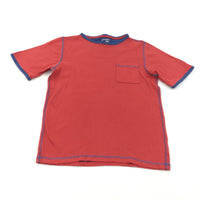 Red Pocket T-Shirt - Boys 11-12 Years