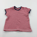 Red & White Striped T-Shirt - Girls 12-18 Months