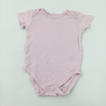 Pink Cotton Bodysuit - Girls 18-24 Months