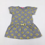 Lemons Grey Dress - Girls 18-24 Months