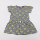 Lemons Grey Dress - Girls 18-24 Months