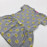 Lemons Grey Dress - Girls 18-24 Months