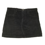 Black Cord Skirt - Girls 4-5 Years