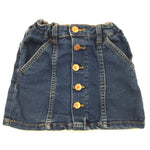 Denim Skirt with Adjustable Waist - Girls 4-5 Years