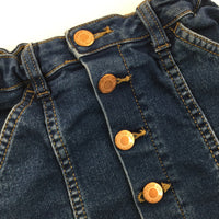 Denim Skirt with Adjustable Waist - Girls 4-5 Years