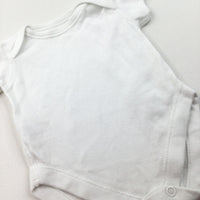 White Short Sleeve Bodysuit - Boys/Girls Newborn