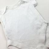 White Short Sleeve Bodysuit - Boys/Girls Newborn