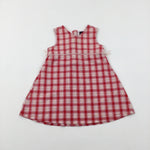 Red Checked Dress - Girls 18-24 Months