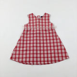 Red Checked Dress - Girls 18-24 Months