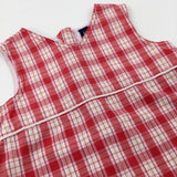 Red Checked Dress - Girls 18-24 Months