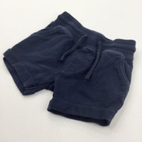 Navy Lightweight Jersey Shorts - Boys 9-12 Months