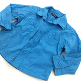 Blue Cotton Shirt - Boys 12-18 Months