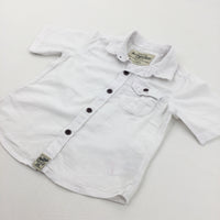 White Cotton Shirt - Boys 9-12 Months
