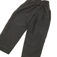 Black Tracksuit Bottoms with Red Side Panel - Boys 5-6 Years